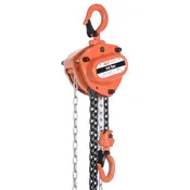 Atlas Lifting and Rigging Chain Hoist, 550 lbs, 30 ft Lift, with Overload Protection