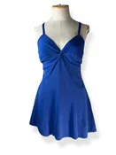 1960s Navy Blue Kerrybrook Bathing Suit M-L