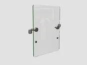 ORBIT900 end panel glass clip