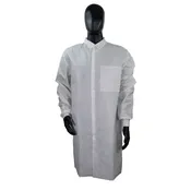 Alliance® Lab Coat, Snap Front, One Pocket with Knit Cuffs