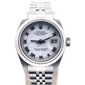 2001 Rolex Datejust 79174 White Roman Dial 26mm