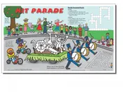 Mini Hit Parade 8 1/2" x 14" Children's Placemats (500 units)