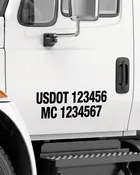 DOT &amp;amp; Compliance Number Stickers (Set of 2)