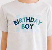 Ash Birthday Boy Checker S/S T-Shirt
