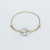 246 Silver Disc Bracelet