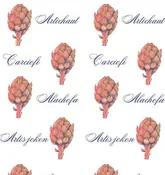 Artichaut Pattern Botanicals