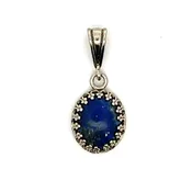 14kw Gold Crested Butte Lapis Pendant