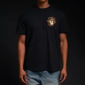 American Fighter Mens Massachusetts T-Shirt Vintage Black - FM16734