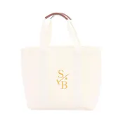 Cotton Canvas Embroidered Tote Bag | S&B Logo | Stick & Ball
