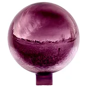 10" Mauve Gazing Globe