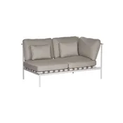 Barlow Tyrie Around Deep Seating Double Module - Aluminum (R) Arm