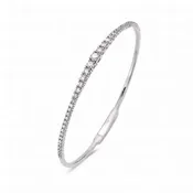 1.00ctw Tapered Diamond Flexible Tennis Bangle