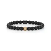 18k Rose Gold and Matte Black Ceramic Bracelet