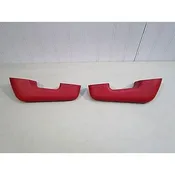 Arm rests, Red original style, textured (sold in pairs only) 1961-66 (B9A-6242140-PR)