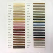 100% Cotton Serge Yarn Color Chart