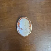 14k Vintage Cameo Brooch/Pendant
