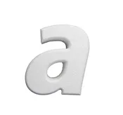 Round Edge Lower Case Letters From A to Z