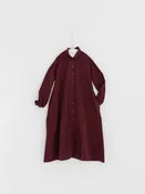 Album di Famiglia Loose Collar Dress WCC in Wine