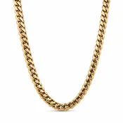 14K Gold Miami Cuban Link Chain, 20 Inches, 7mm Wide, 75.75 Grams