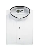 Banded Collar Shirt