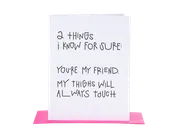 2 Things I Know for Sure Card - PiPH by Paper Epiphanies