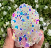 Angel Aura Quartz Cluster Healing Crystals and Stones