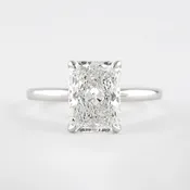 Michael Alan Jewelers-Minimalist Frame Solitaire (Radiant)