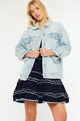 Aaliyah Oversized Denim Jacket
