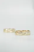 Hawaiian Ring 14k Hand Engraved 6mm Barrel Ring (Queen Design) — Debbie's Jewelry Hawaii