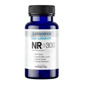 1Lifescience, NR300 With Reservatrol NAD Plus Longevity, 60 Veggie Capsules
