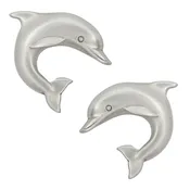 Dolphin Cabinet Knobs - Medium Matched Pair set
