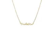 Shaqn Paul Delta Delta Delta Sorority Script Necklace