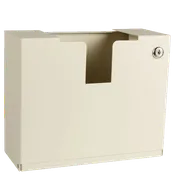 1-1.5 Gal Sharps Container Cabinet Powder Coated