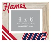 10 Pack University of Illinois at Chicago Officially Licensed College Printed Wooden Photo Frame 4x6 – Horizontal or Vertical Display