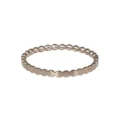 18k Palladium White Gold Dot Band