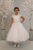Communion Dress Style 3087 Tea Length