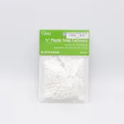 1/2″ White Plastic Snaps