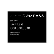 18″x24″ Eco Hanging Sign 2 (Compass)