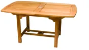 5 Foot Rectangular Teak Extension Table by Royal Collection - FER6