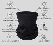 Custom Neck Gaiter - Multipurpose Face Shield Head Tube Bandana, Unisex