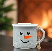 Bulk Custom Two Color Printed Mini Campfire Mug Ornament