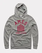 AMES Arch Jack Trice Vintage Grey Hoodie