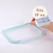 Bento Lid Replacement / Fits Stainless Divided Lunchbox 19 oz