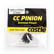 ACCESSORIES: CC PINION - MOD 1.5 - 12T, 14T, 16T, 18T HARDENED STEEL