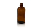 100 ml Amber Glass Vertical Dropper Bottle 18 GL Tamper Evident