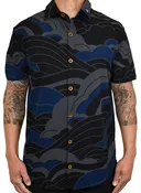 'Blue Moon SunKiss' ULTRA Aloha (Hawaiian) Shirt