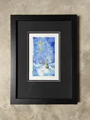 “Winter Night” Original monotype. — Tap Gallery