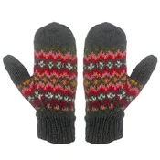 Hand Knitted Woolen Mittens