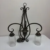 3-Light Matte Bronze Light Fixture