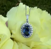 1.35ct Collection Montana Yogo Sapphire Pendant — ROGERS & CO. fine jewelry and design: Missoula, MT: Jewelry Store, Engagement Rings, Chalet Jewelers